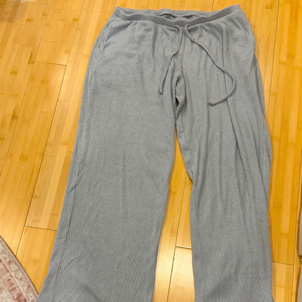 wide leg sweat pants